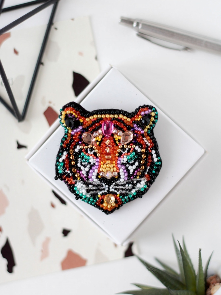 Tiger Bead Embroidery Kit фото 1