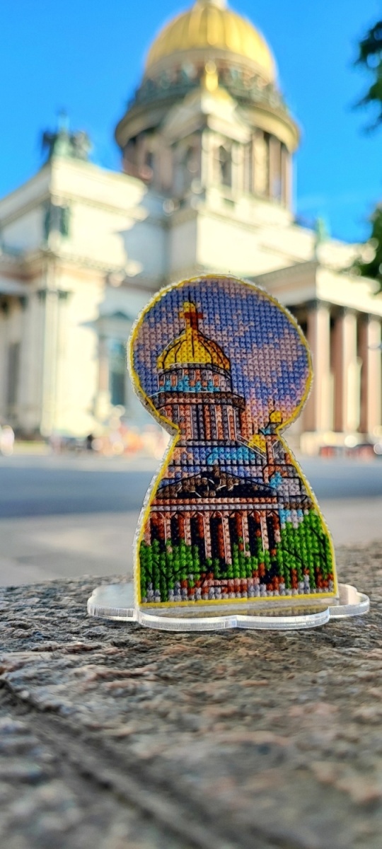 St. Isaac's Cathedral. Saint-Petersburg Cross Stitch Pattern фото 4