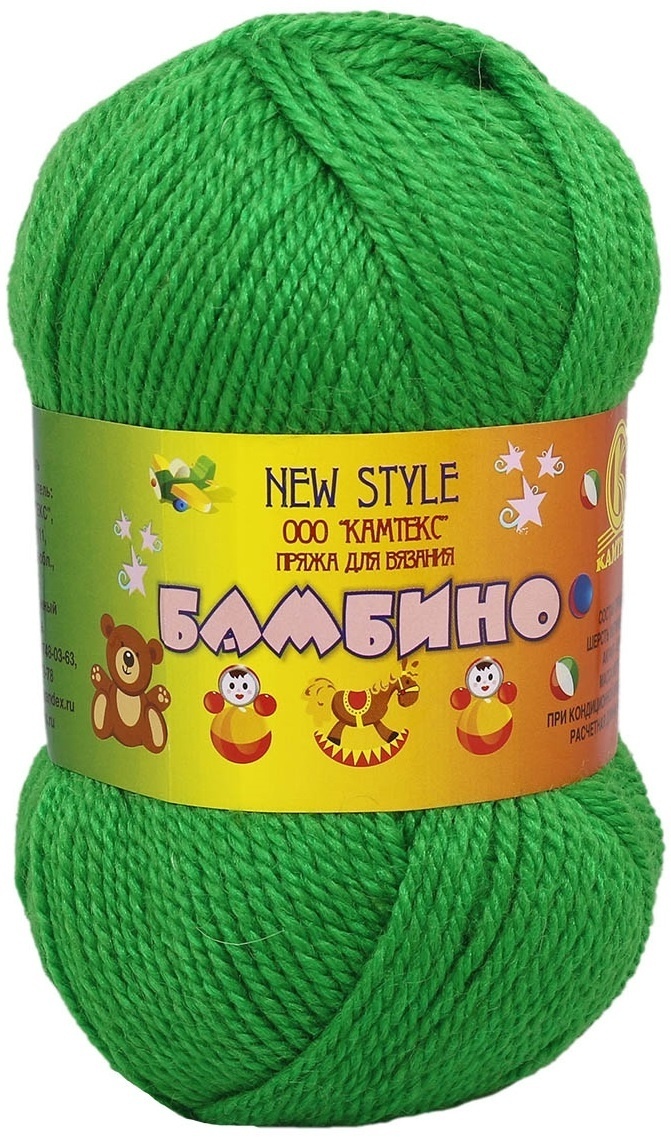 Kamteks Bambino 35% merino wool, 65% acrylic, 10 Skein Value Pack, 500g фото 18