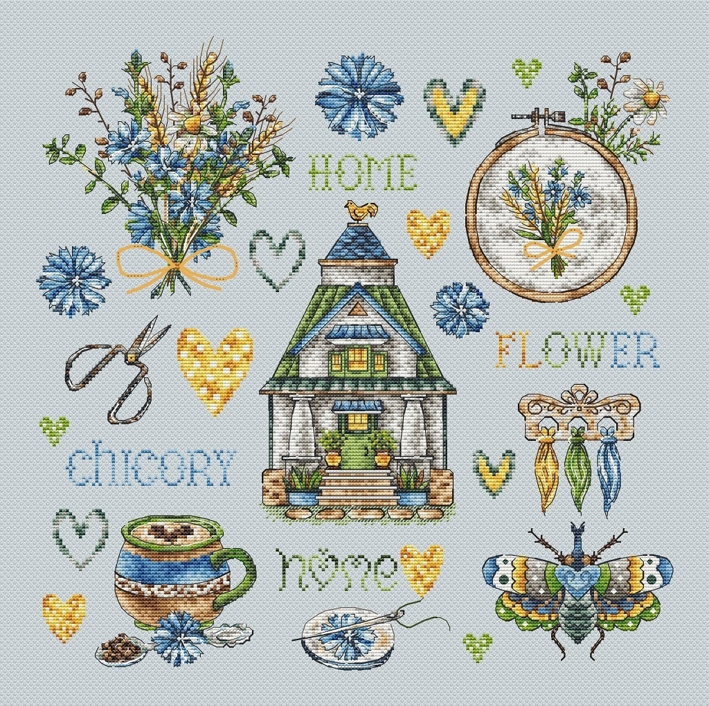 A Summer House Cross Stitch Chart фото 2