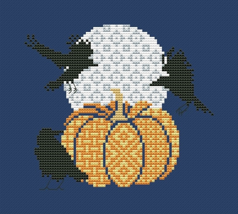 Carrion-crows Cross Stitch Pattern фото 2