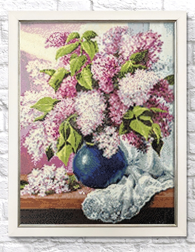 Fresh Lilac Diamond Painting Kit фото 3