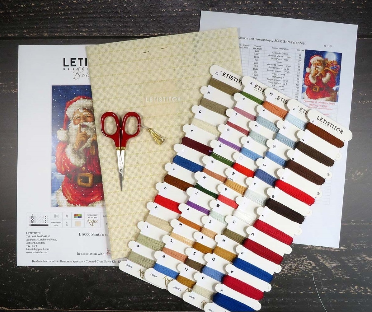 Santa's Secret Cross Stitch Kit фото 4