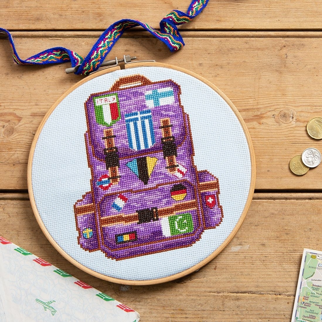 Backpack for Adventure Cross Stitch Pattern фото 2