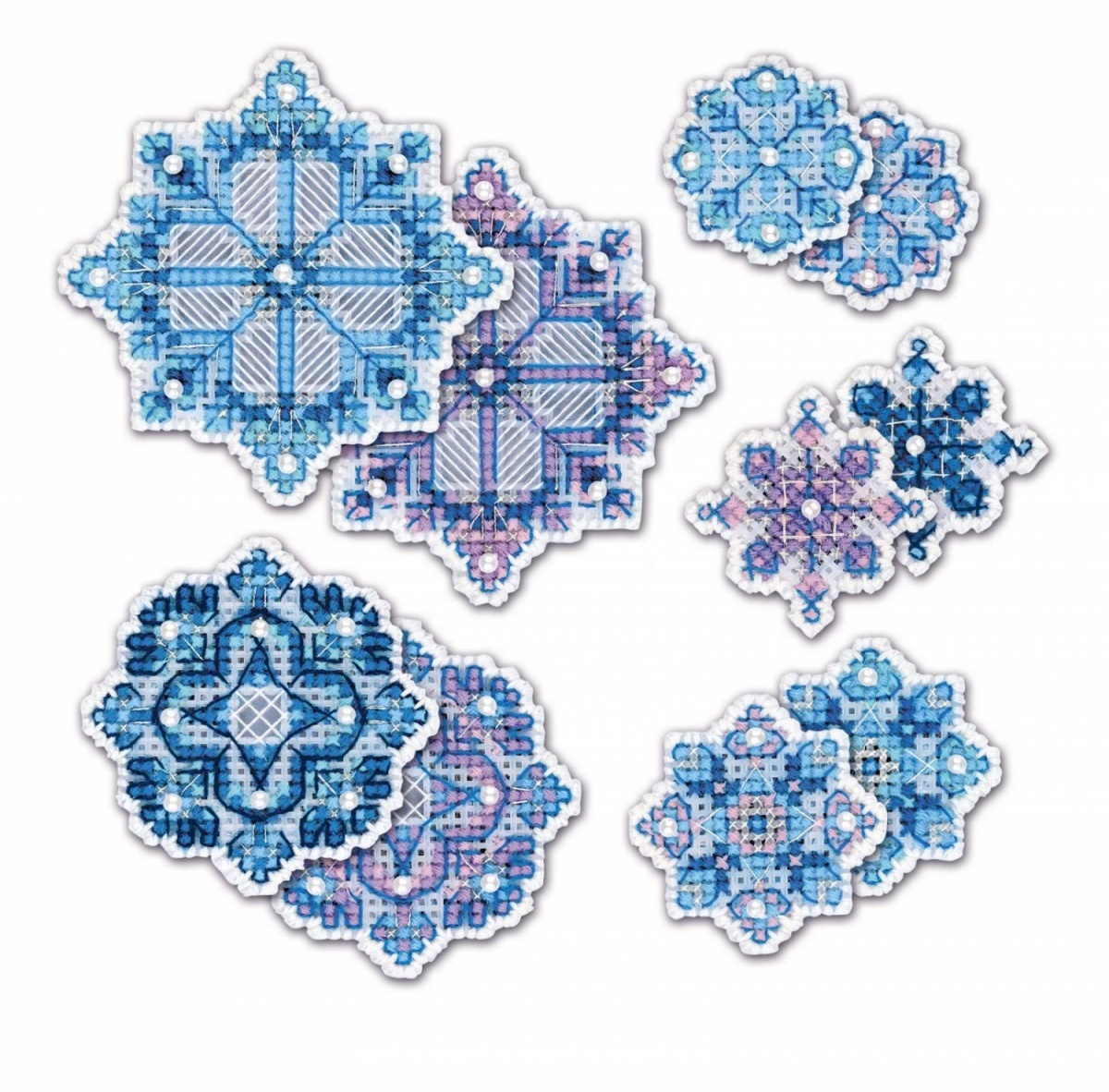 Christmas Decoration Snowflakes Cross Stitch Kit фото 1