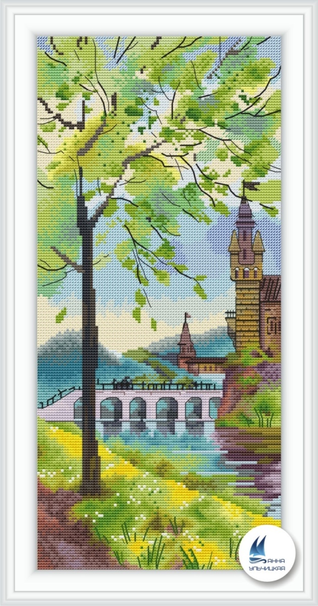 In the Summer Park Cross Stitch Pattern фото 1