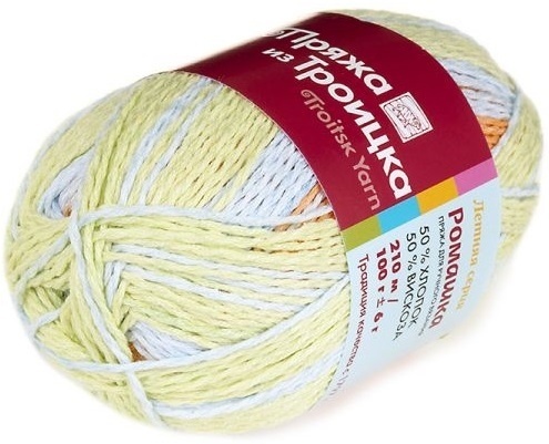 Troitsk Wool Camomile, 50% Cotton, 50% Viscose 5 Skein Value Pack, 500g фото 41