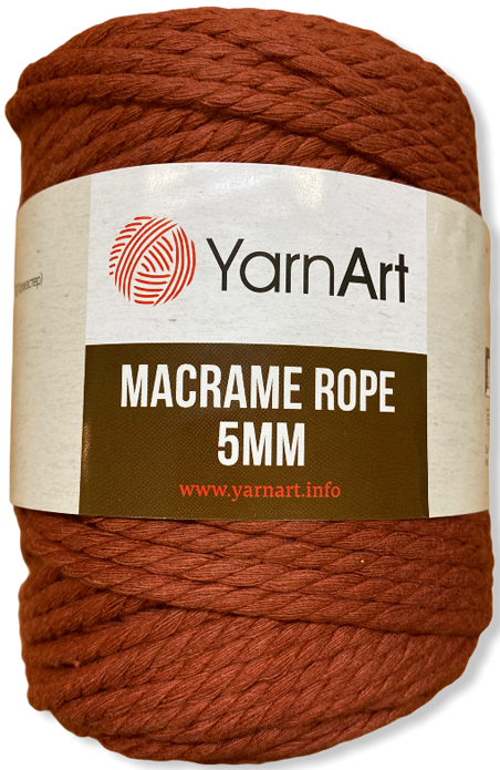 YarnArt Macrame Rope 5mm 60% cotton, 40% viscose and polyester, 2 Skein Value Pack, 1000g фото 24