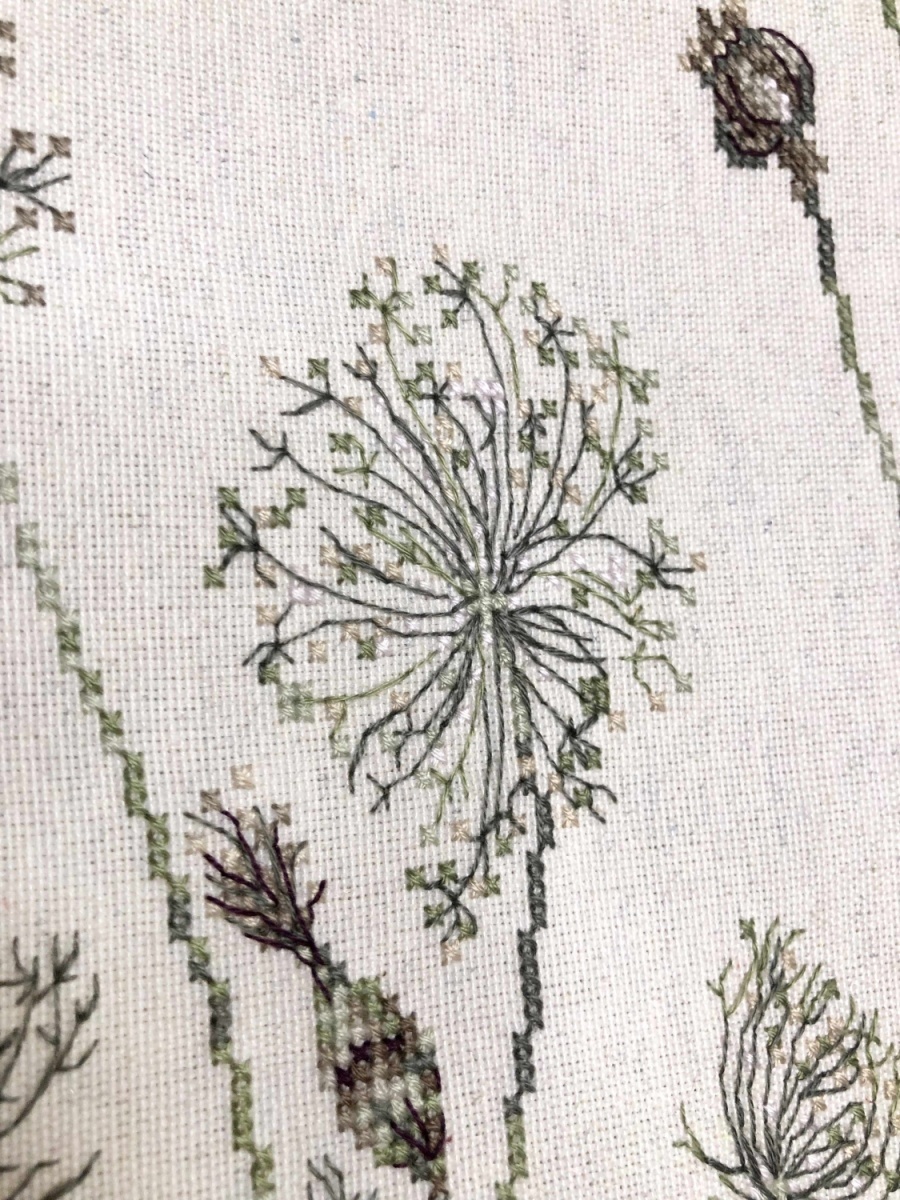 Poppies & Wild Grass Cross Stitch Pattern фото 4