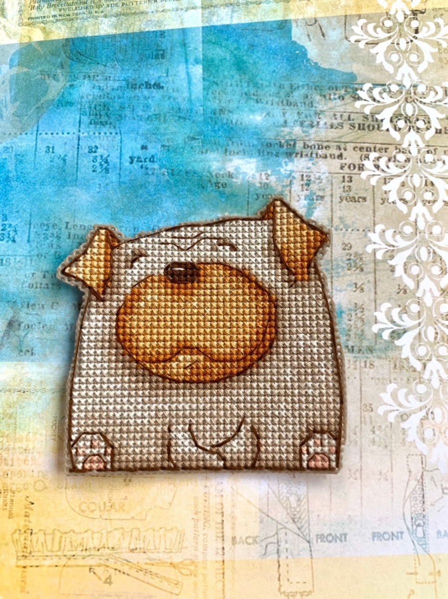 Pug-dog Cross Stitch Pattern фото 5