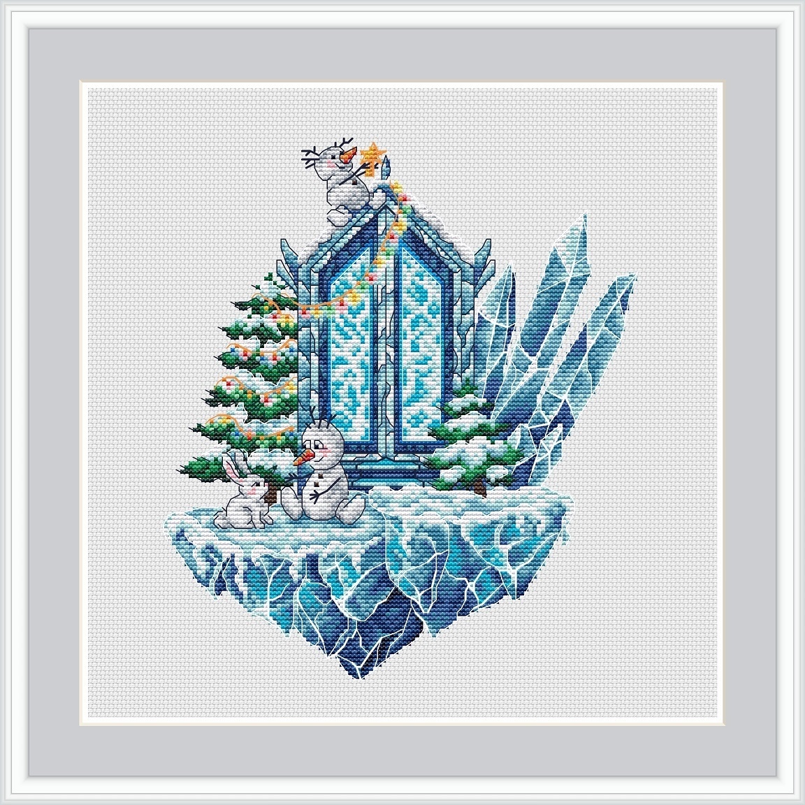Winter Portal Cross Stitch Pattern фото 1