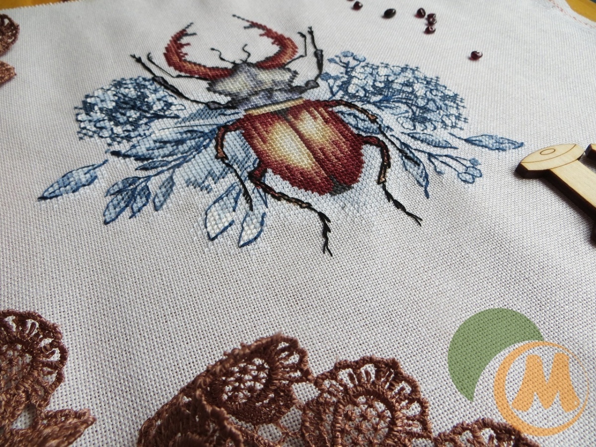 Beetle Cross Stitch Pattern фото 3