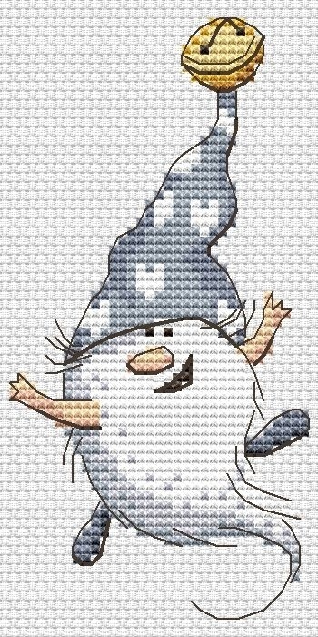Gnome 12 Cross Stitch Pattern фото 1