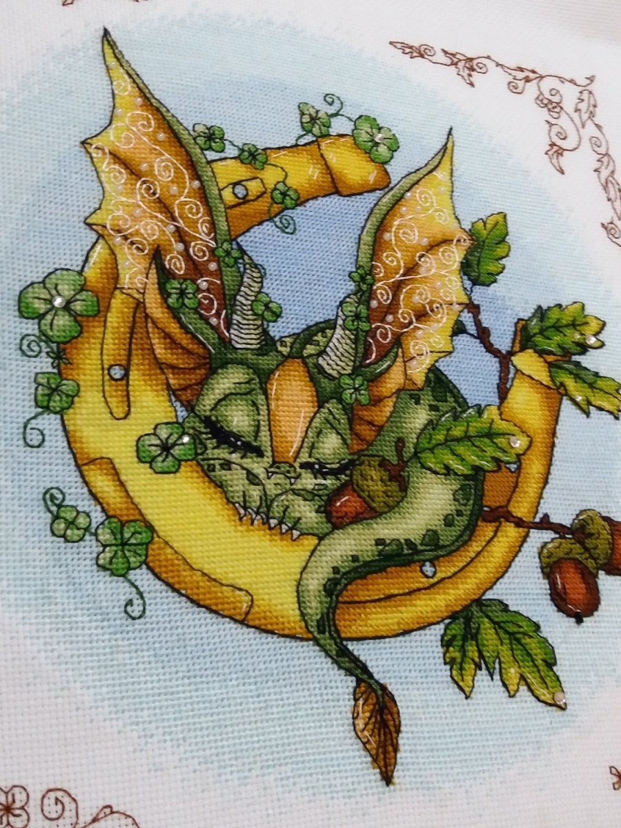 Dragon for Good Luck Cross Stitch Pattern фото 3