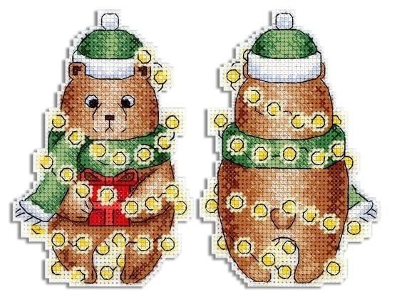 Christmas Bear Cross Stitch Kit   фото 1