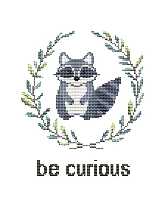 Be Curious Cross Stitch Pattern фото 1