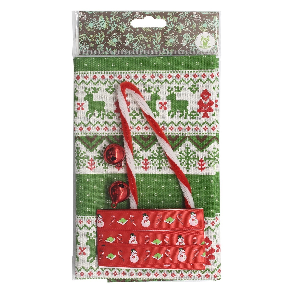 Christmas Green Set Patchwork Fabric with Accessories фото 5