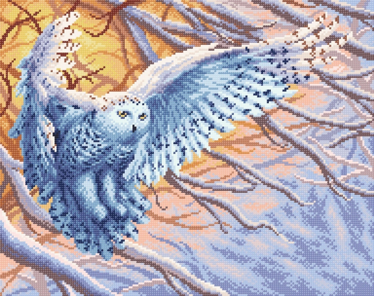 Polar Owl Diamond Painting Kit фото 1