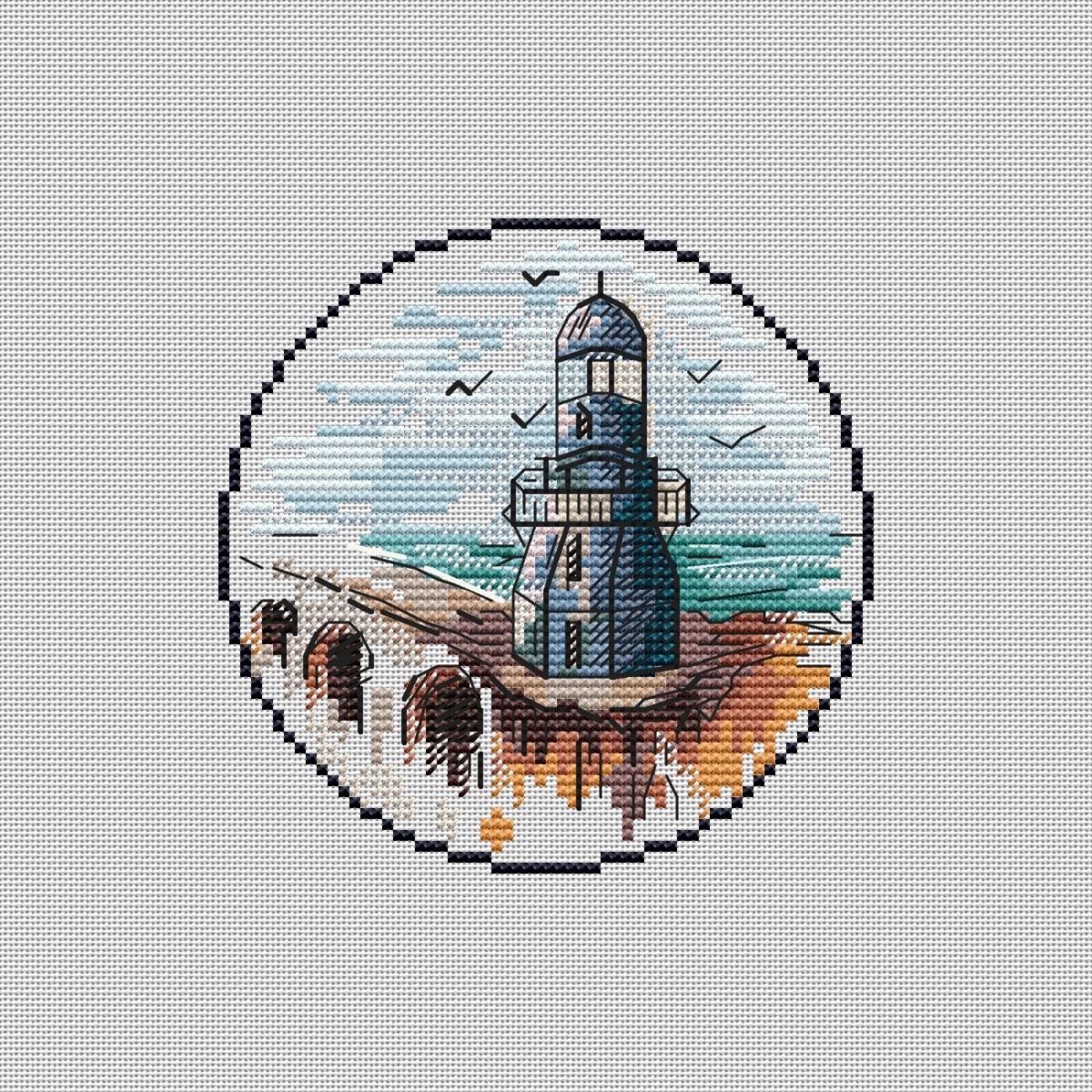 Small Lighthouse 11 Cross Stitch Pattern фото 2