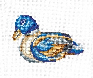 Statuette Duck Cross Stitch Kit фото 1