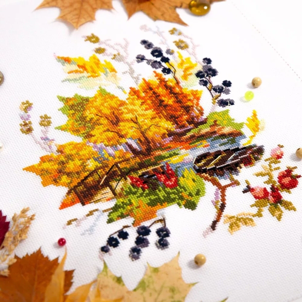 Autumn Sketches Cross Stitch Kit фото 4