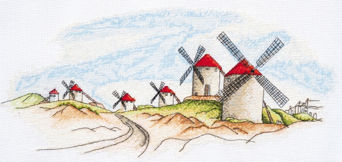 Windmills Cross Stitch Kit фото 1