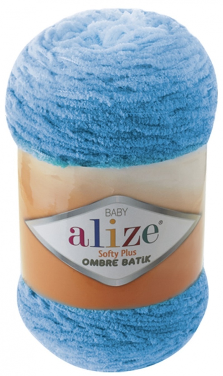 Alize Softy Plus Ombre Batik, 100% Micropolyester 1 Skein Value Pack, 500g фото 2