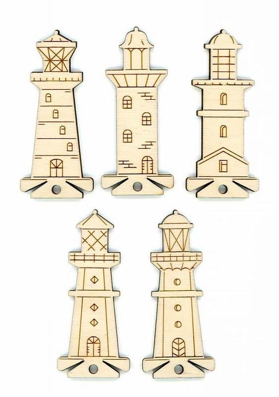 Lighthouses Bobbins for Threads, 10pcs фото 1