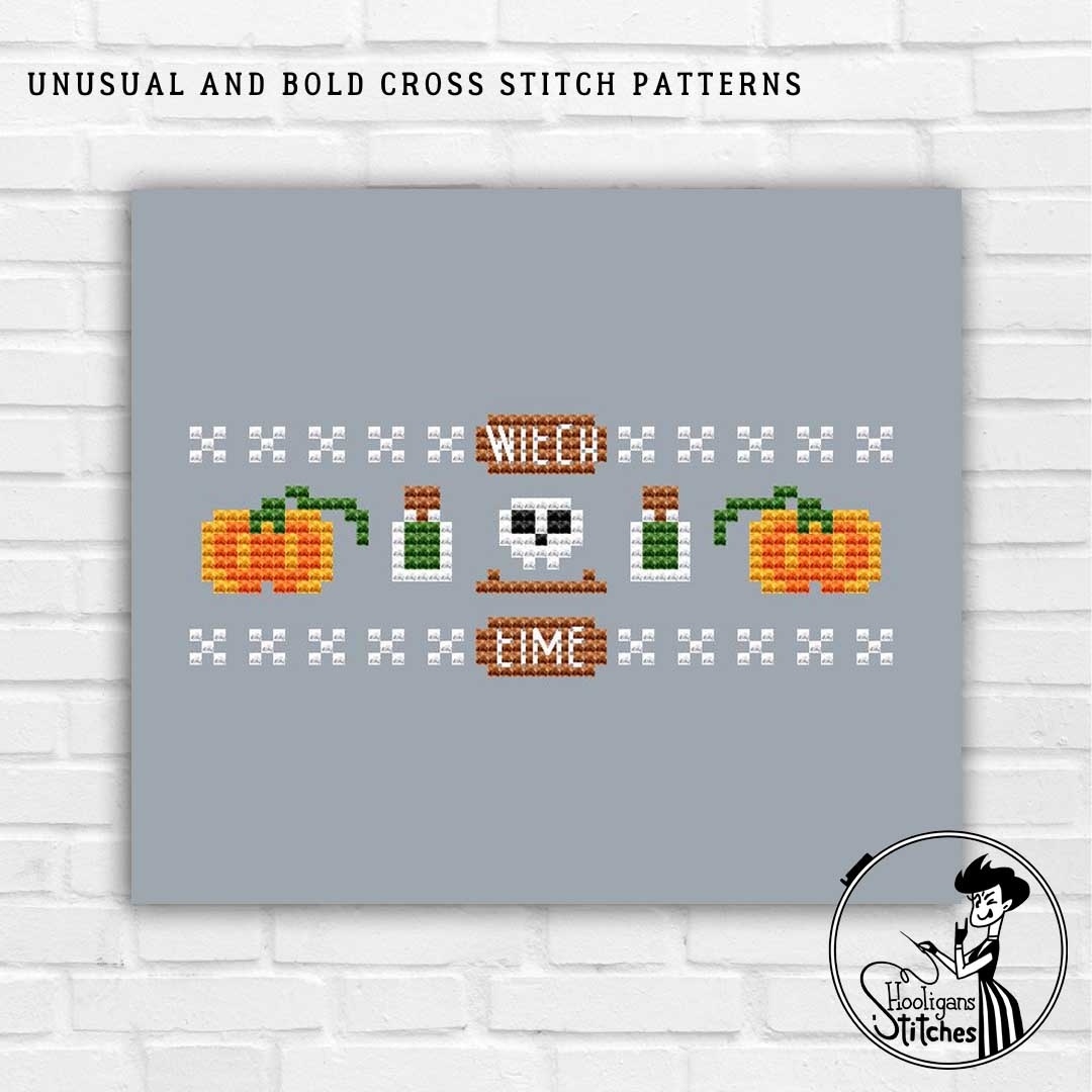 Witch Time Cross Stitch Pattern фото 6
