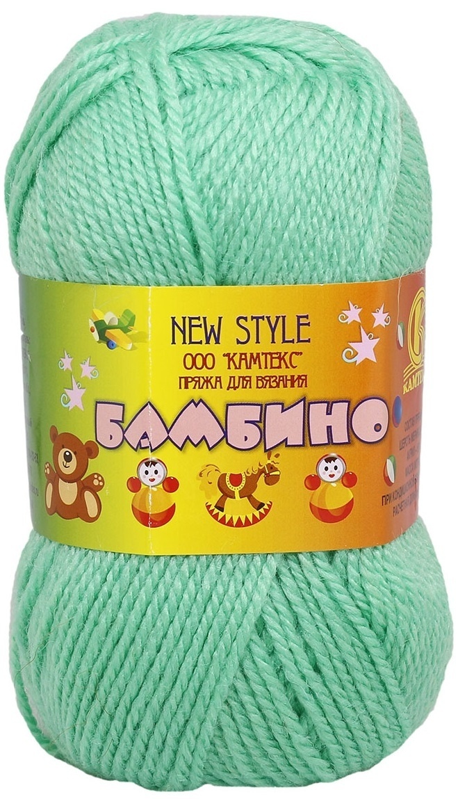 Kamteks Bambino 35% merino wool, 65% acrylic, 10 Skein Value Pack, 500g фото 13