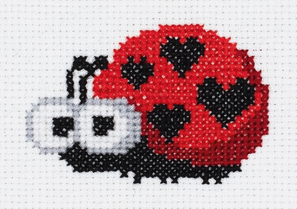 Little Ladybird Cross Stitch Kit фото 1