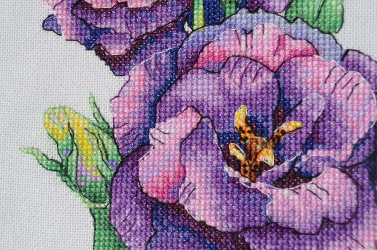 Delicate Purple Cross Stitch Patterns фото 9