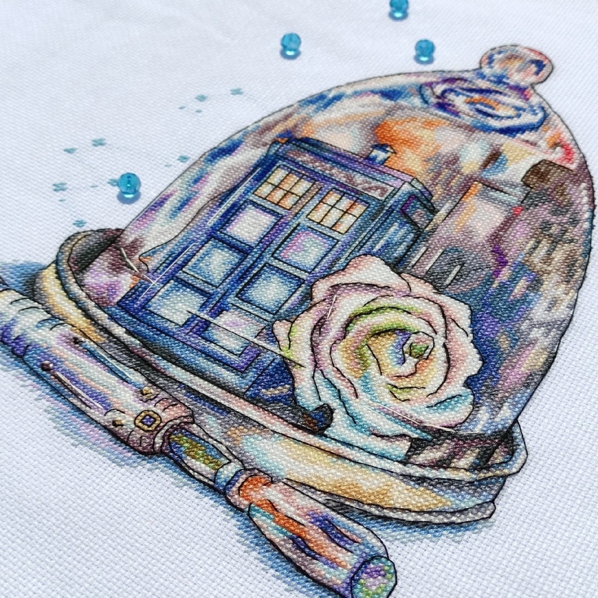 Rose of The Doctor Cross Stitch Pattern фото 4