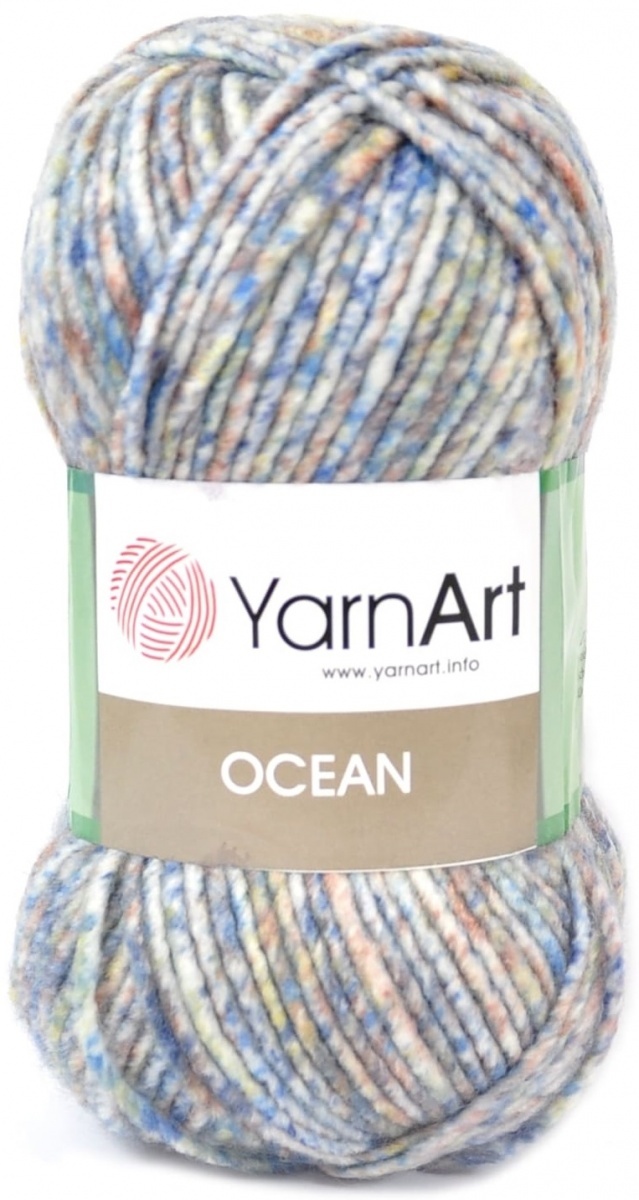 YarnArt Ocean 20% Wool, 80% Acrylic, 5 Skein Value Pack, 500g фото 7