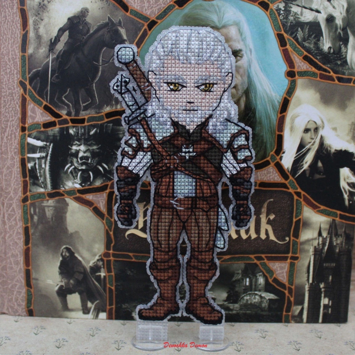The Witcher. Geralt Cross Stitch Pattern фото 5