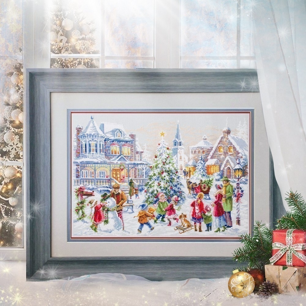 Christmas Eve Cross Stitch Kit by Magic Needle фото 4