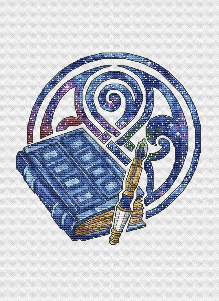 Doctor Who Secrets Cross Stitch Pattern фото 1