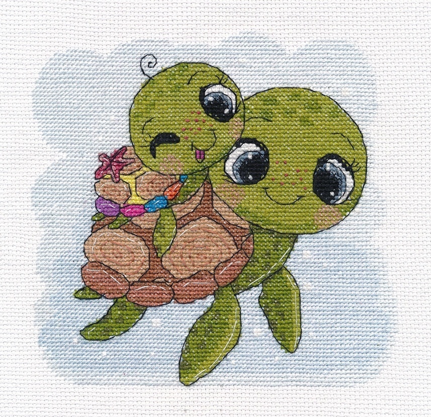 Funny Turtles Cross Stitch Kit  фото 1