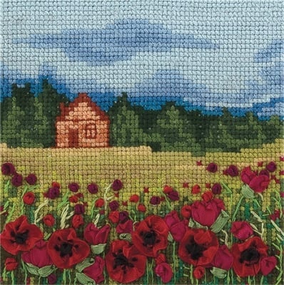 Poppy Field Embroidery Kit фото 1