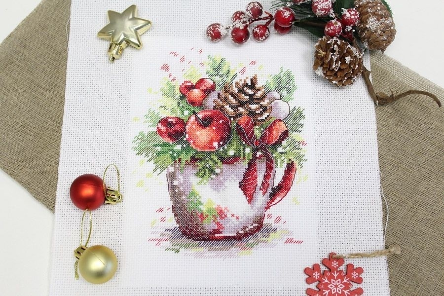 New Year's Composition Cross Stitch Kit фото 3