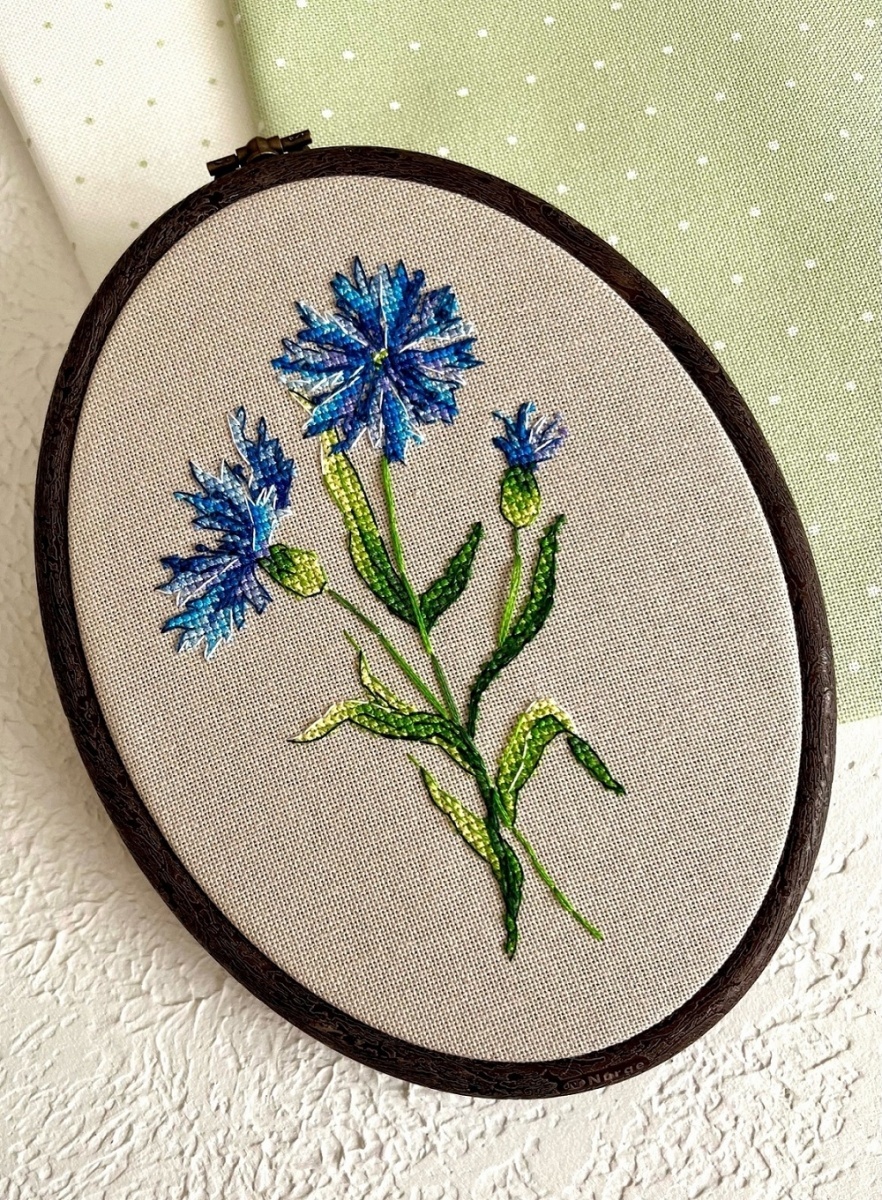 A Cornflower Cross Stitch Pattern фото 3