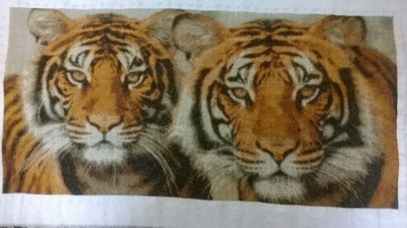 Two Tigers Cross Stitch Pattern фото 2