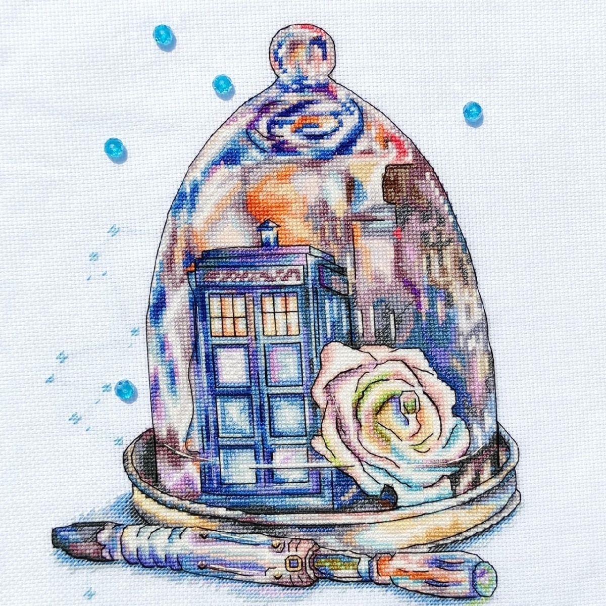 Rose of The Doctor Cross Stitch Pattern фото 2