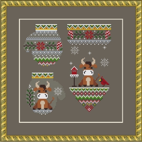 Have a Happy New Year Cross Stitch Pattern фото 1