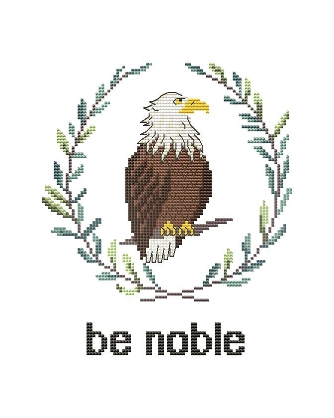 Be Noble Cross Stitch Pattern фото 1