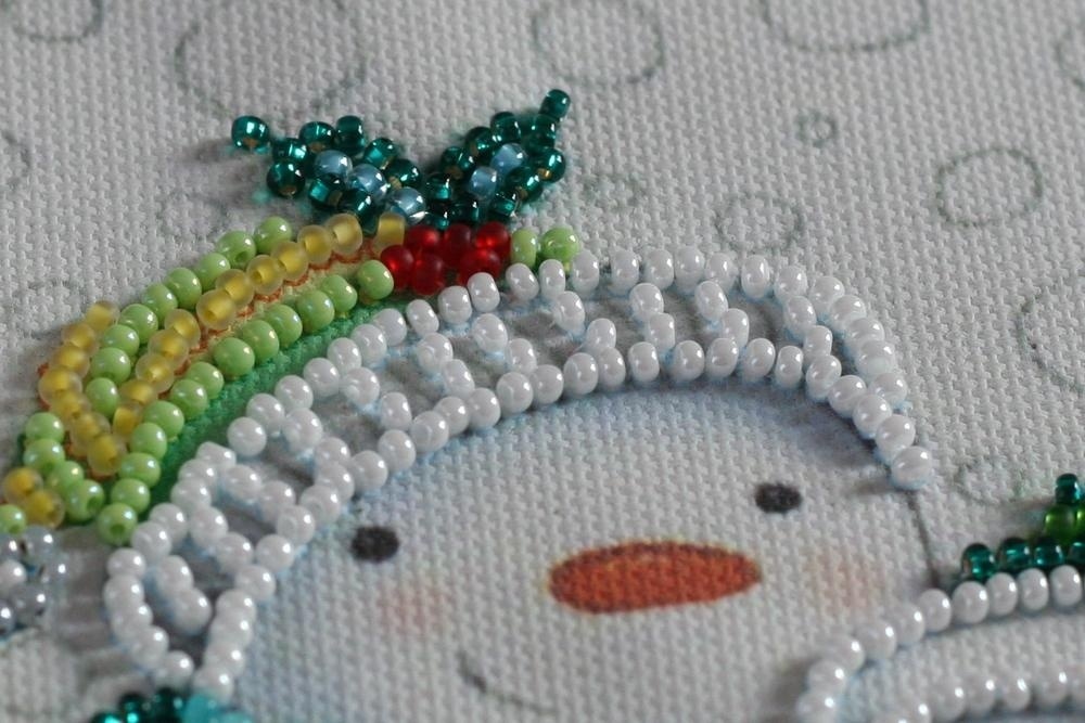 Snow Friends Bead Embroidery Kit фото 5
