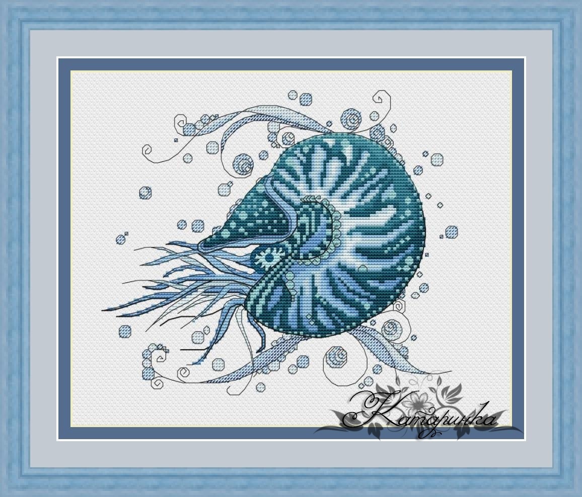 Nautilus Cross Stitch Pattern фото 1