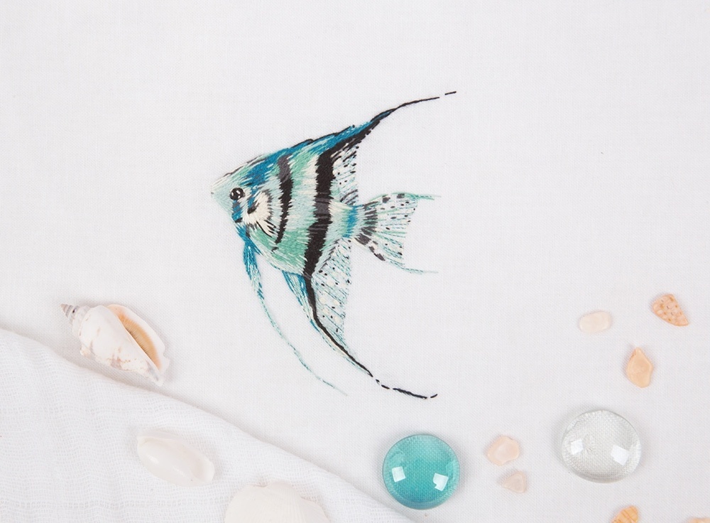 Small Fish Embroidery Kit фото 3