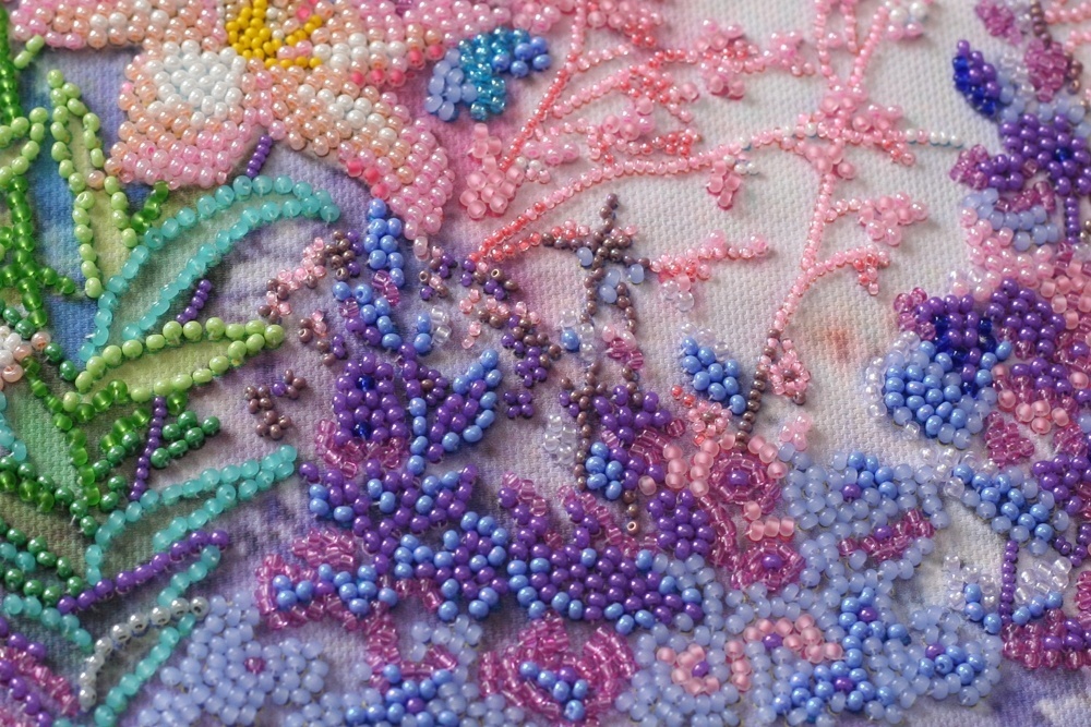 Light Pink Bead Embroidery Kit фото 5