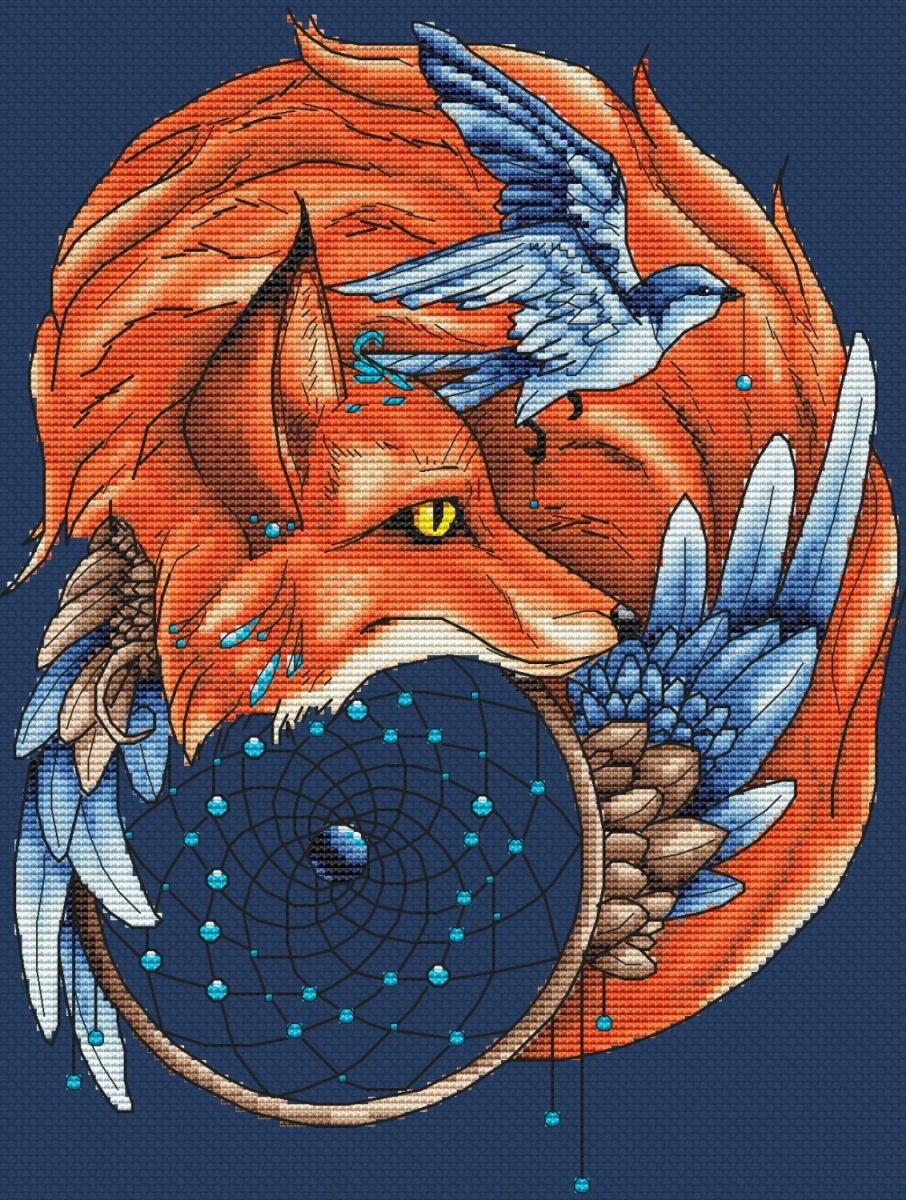 Dreamсatchers. Fox 2 Cross Stitch Pattern фото 1